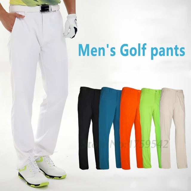 2017 Men's Golf Pants Quick Dry Waterproof Sports Colorful Golf