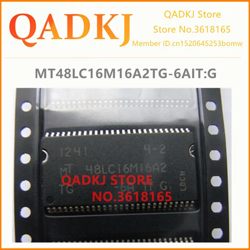 MT48LC16M16A2TG-6AIT: G MT48LC16M16A2TG-6AIT 48LC16M16A2 TSOP54 Новый и оригинальный бесплатная доставка |