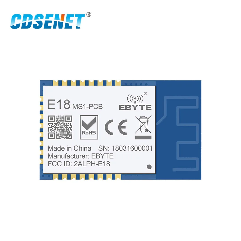 Zigbee 2,4 ГГц CC2530 основная плата SMD беспроводной радиочастотный модуль CDSENET E18-MS1-PCB SPI передатчик приемник с щит PCB антенна IPX