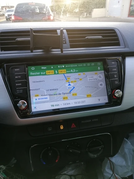 2 Din Android 9,0 ram 4 Гб+ 64 Гб 8 ядерный автомобильный радиоприемник gps Navi для VW Skoda Fabia nj3 мультимедийная лента рекордер стерео