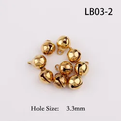 Vibrant Copper - Plated Jingle Bells for DIY Crafts and Holiday Decorations (Gold   8mm   30pcs)