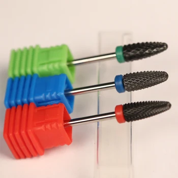 

2PCS /Lot Ceramic Nail Drill Bits Flame Bit For Electric Nails Drills Grinding Machine
