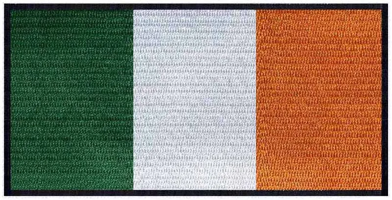 

Ireland iron on embroidery flag patches logos 3" wide /frozen/fabric applique/sons anarchy patches