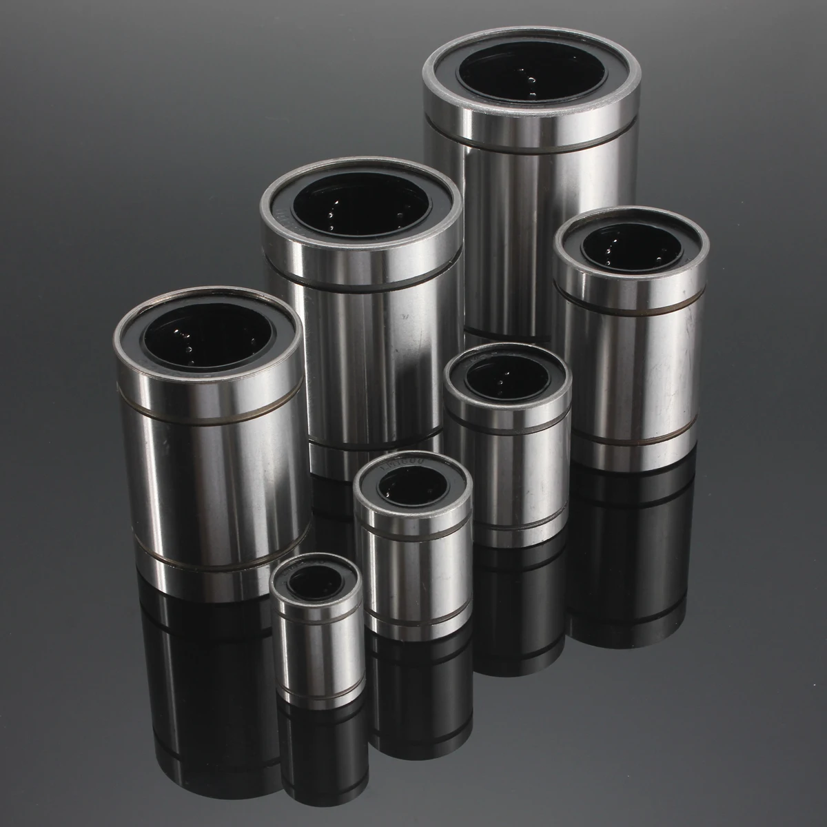 

LM12/16/20/25/30/35/40UU Linear Motion Ball Bearing Bush Steel For 3D Printer High Quality