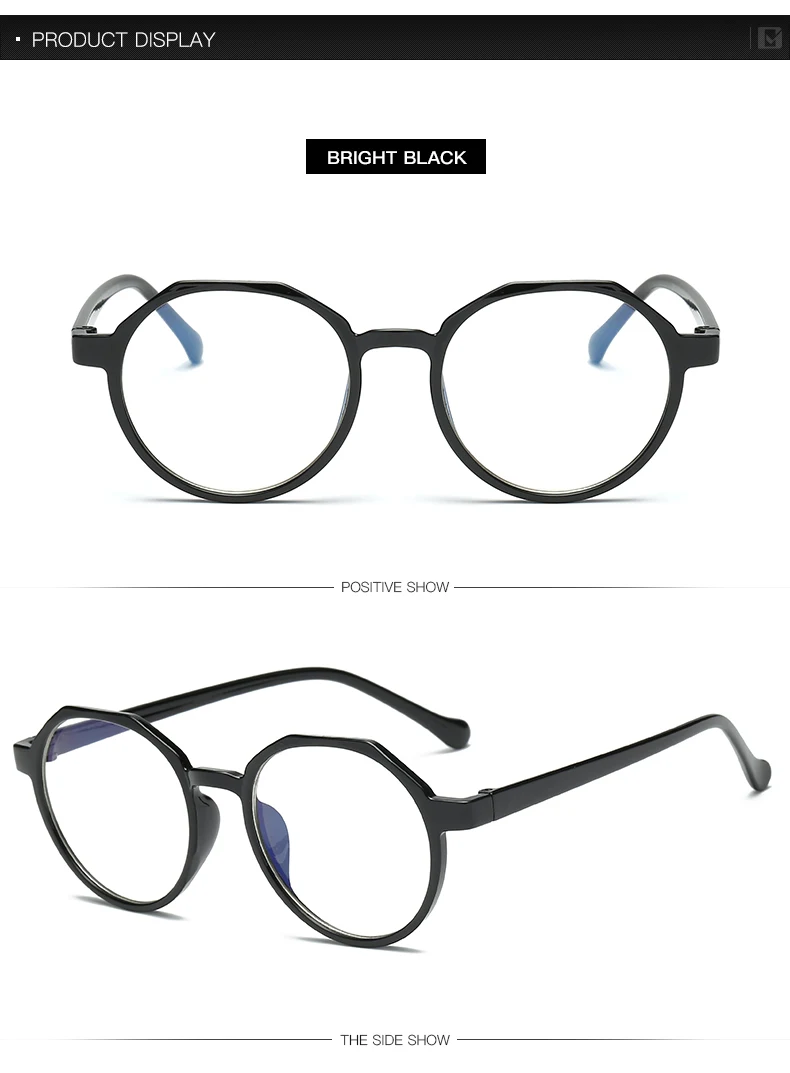 Высококачественные TR оправа модные стеклянные женские очки Рамка винтажные круглые прозрачные линзы очки