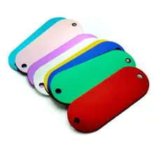 100 шт., Заказные алюминиевые бирки для собак, персонализированные Выгравированные бирки для собак, кошек, ID, Engeraved, для собак, кошек, имя, шарм, ID бирка, овальная