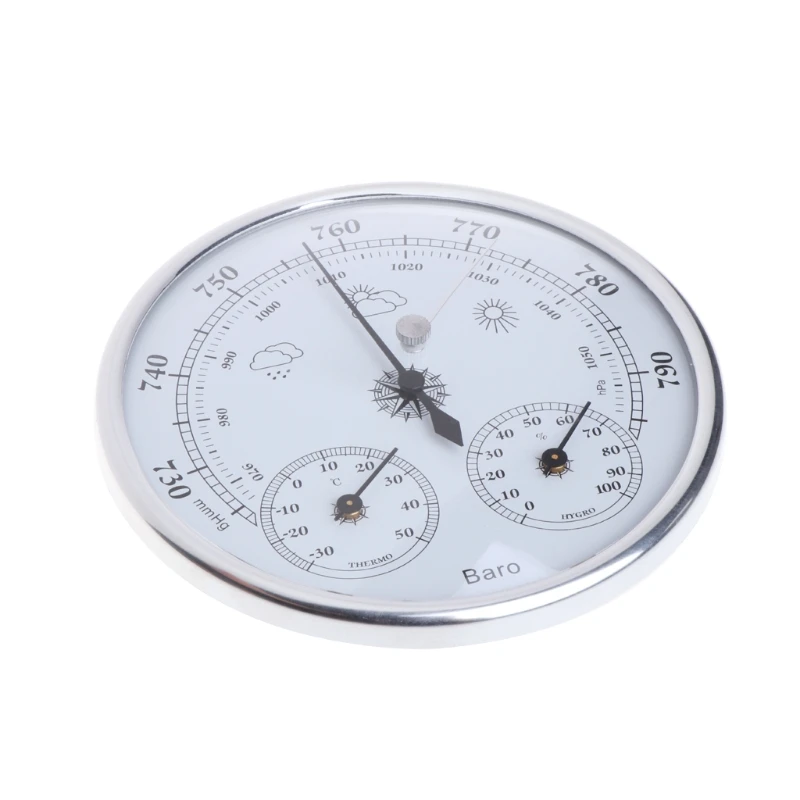

Household Weather Station Barometer Thermometer Hygrometer Wall Hanging #0615