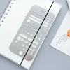 DIY Multi Function Ruler Book Mark iPhone UI Stencils Kits Cartoon Stainless Steel Mode For Planner Nail Decor Design ► Photo 2/4
