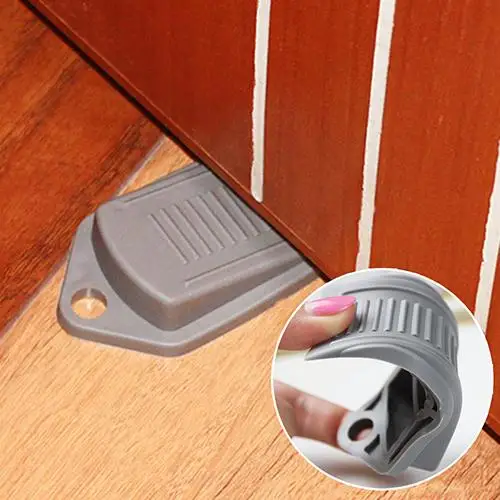 

Doorstop Rubber Door Stop Stopper Safety Keep Door From Slamming Prevent Finger Injury protect Baby home Doorstop Security Tool