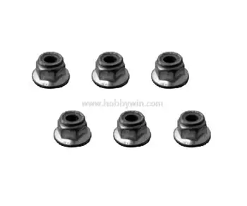 

HBX part H003 Flange Lock Nut M4 X6P For Haiboxing RC Buggy Car Truck Truggy wholesale price dropship Free shipping