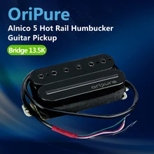 OriPure Alnico 5 Rail хамбакер звукосниматель мостовой электрогитары пикапа горячий рельсовый лезвие и одна катушка гитарные части-мощный звук