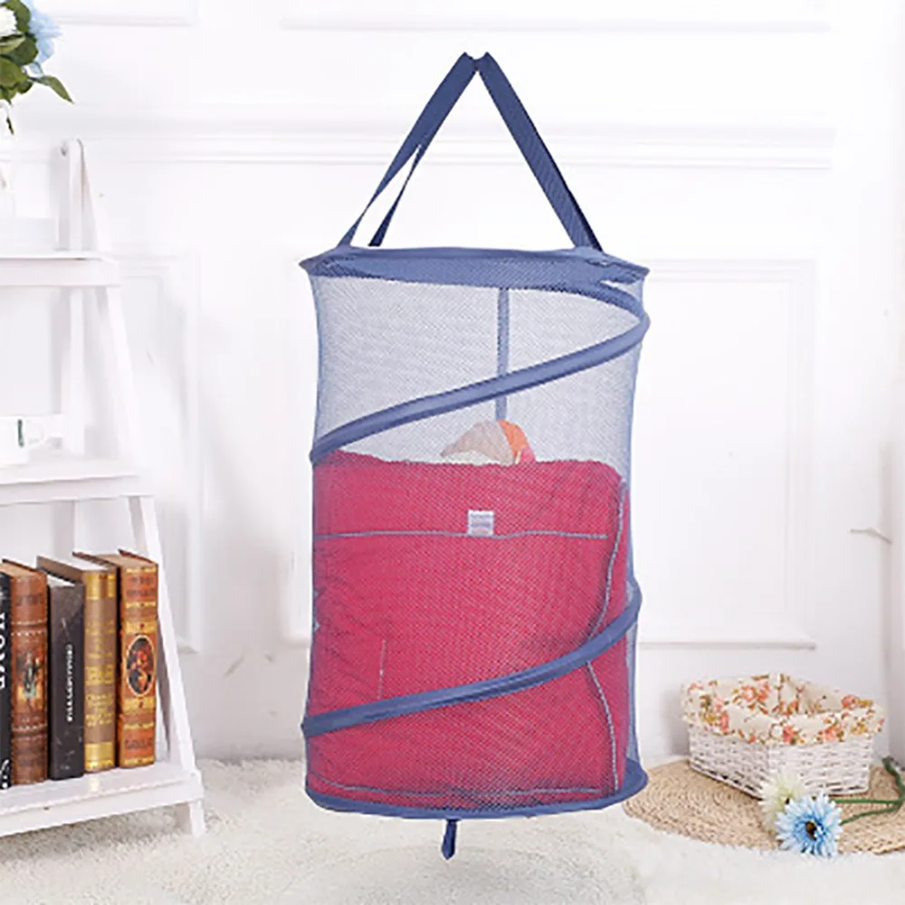 Top Up Dilipat Mesh Keranjang Laundry Hamper Foldable Binatu Menghambat Mesk Keranjang Kain Kereta Keranjang Laundry Aliexpress