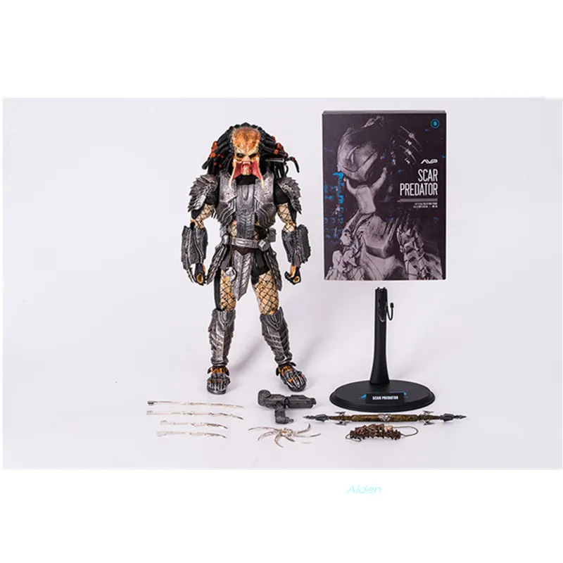 

13"The Predator SCAR PREDATOR MMS190 B_VER Scar the iron warrior Movability PVC Action Figure Collectible Model Toy BOX L19