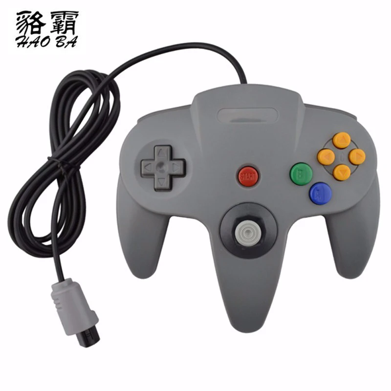 

haoba 2 pcs/set Wired USB Controller For N64 Joystick Games Wired Gamepad Joypad, Gamecube Controle and N64 For PC or Mac