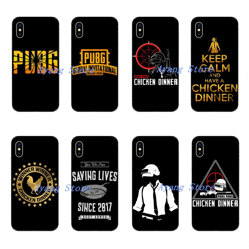 Популярная игра PUBG winner to eat chicken black высококачественный мягкий силиконовый чехол