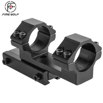 

FIRE WOLF Hunting Accessories Picatinny Rail Weaver 1 pc Extended DIY 25.4mm Ring 11mm Dovetail Rail Z type Scope Mount