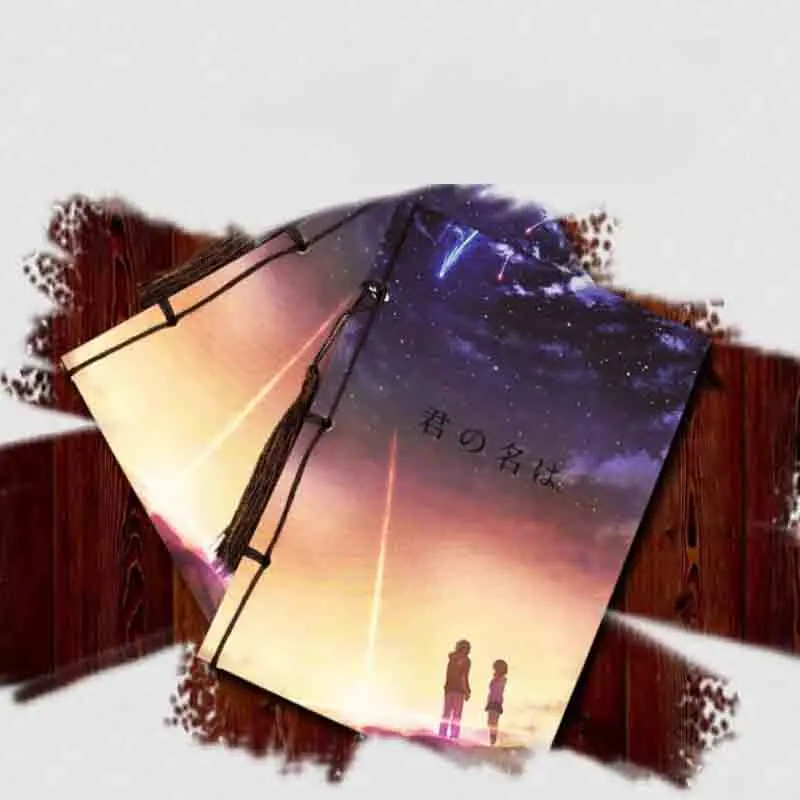 

1 Pcs Kawaii Japan Anime A5 Your Name Diary Travel Journal Book Cartoon Notebook officie for Student Gift