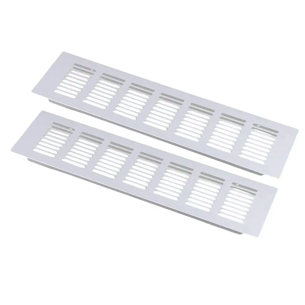 

2pcs Square 150mm 200mm 250mm 300mmAir Vent Grille Aluminum Ventilation Breathable