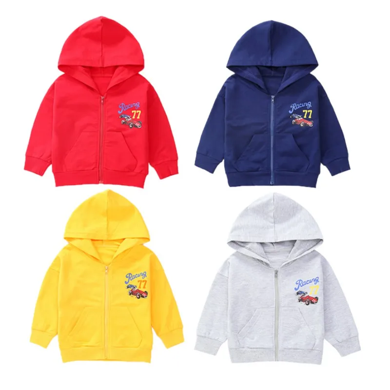 Baby Sweatshirt Toddler Kids Boys Girls Hooded Tops 2019 Long Sleeve Clothes Jacket Coat Outerwear Casual 2-6T