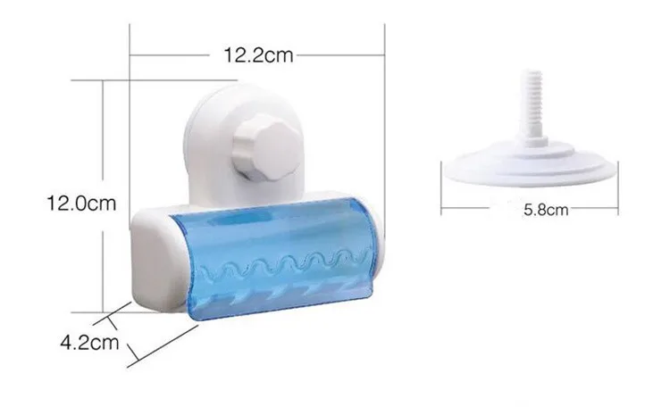 Практичный пластиковый держатель для зубных щеток с присоской настенное крепление зубная щетка стойка для хранения Органайзер аксессуары для ванной комнаты