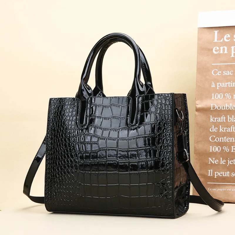 

2019 New Fashion Alligator Women Handbags High Quality Ladies Shoulder Bags Leather Female Girl Luxury Brand Crossbody Bag