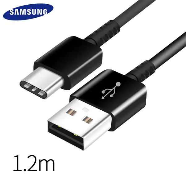 Samsung Galaxy Note9 S9 plus автомобильное зарядное устройство 9V1. 67A и 5V2A быстрый адаптер 1,2 m usb type C зарядка кабелей Note8 S 9 S 8 C5 C7 C9pro - Тип штекера: Only one 1.2m Cable