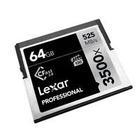 כרטיס sd Lexar Professional CF זיכרון פלאש כרטיס 64GB 3500x 525MB / s CFast 2.0 כרטיס SD cartao דה memoria עבור SLR HDV VPG-130 Kart המצלמה (5)