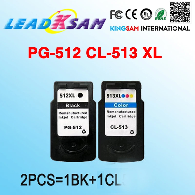 Совместимые чернильные картриджи PG512 CL 513 CL513 PG 512XL Pixma iP2700 2702 MP230 240 250 252 260 270 272 280|ink