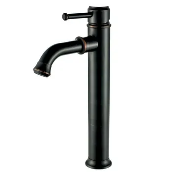 

Black Bronze craft simple platform basin faucet