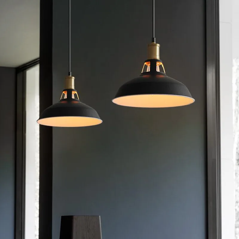 

American Retro Loft Cafe Shop Pendant Lighting Rural Simple Restaurant Iron LED Pendant Lamp Bar Deco Hanging Light