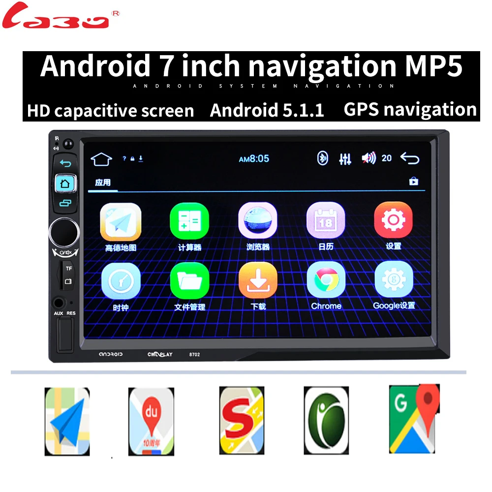

Car MP5 GPS Android 5.0 Player 2 din radio New universal GPS Navigation Multimedia For Nissan Toyota Volkswagen Mazda BYD Kia VW