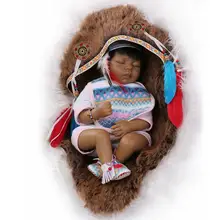 Hot sale silicone lifelike simulation reborn baby doll toys brinquedos toddler accompany sleeping baby new year christmas gifts