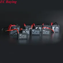 2pcs/Lot CBB61 starting capacitance 1uf 1.2uf 1.5uf 2uf 2.5uf 3uf 3.5uf 4uf 4.5uf 5uf AC Fan Capacitor 450V Kit CBB 