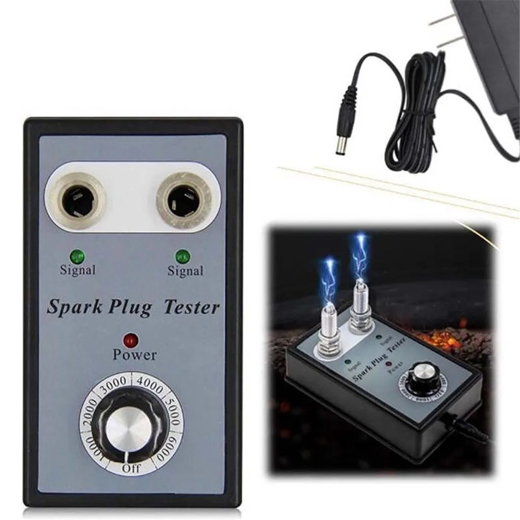 Автомобильный тестер свечей зажигания штекер анализа регулируемое двойное отверстие детектор зажигания EC Многоцелевой Два тестирования пробка and play 0,8