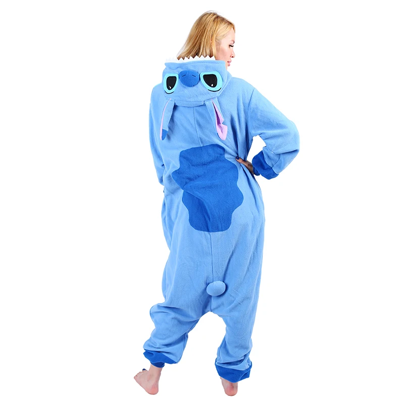 Adult Unisex Animal Kigurumi Pajamas Costume Cosplay Blue//Pink Stitch Angel