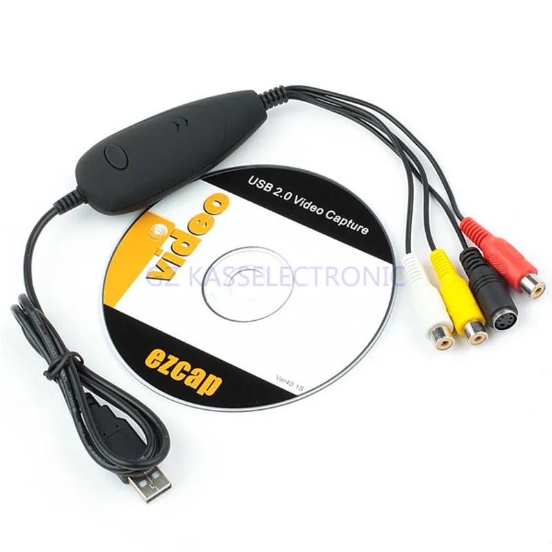 2017 Новый 3RCA к USB конвертер для Windows XP Vista 7 DVR карта с моментальным ключом Бесплатная