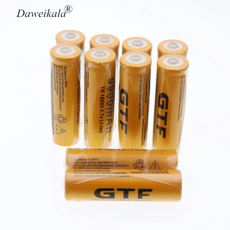 

2019 TR 18650 Battery 3.7V 9900mAh Rechargeable Li-ion Battery for LED Flashlight Hot New High Quality