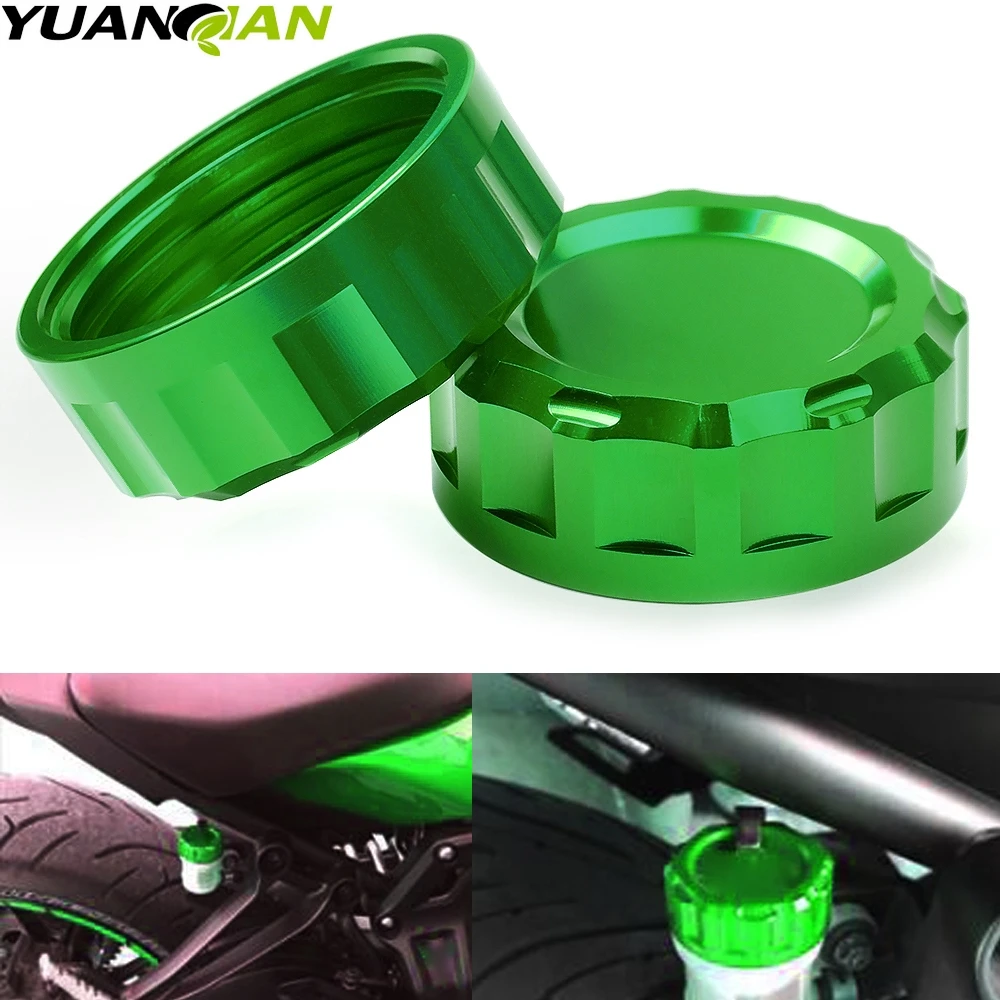 

Cylinder Reservoir Cover CNC billet Aluminum Rear Brake Fluid Reservoir Cap Cover FOR Z1000 Z 1000 10-14 Z1000SX Z 1000SX 11-14