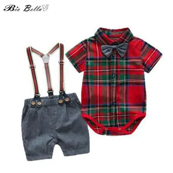 

Kids Infant Boy Summer Clothes Set Happy Boys Fashion Wedding Birthday Clothing Set Tops+Pants+Tie 3Pcs Baby Boy Clothes Suit