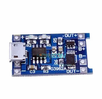 10 шт. 5 в 1 а Micro USB 18650 литиевая батарея зарядная плата защита зарядного