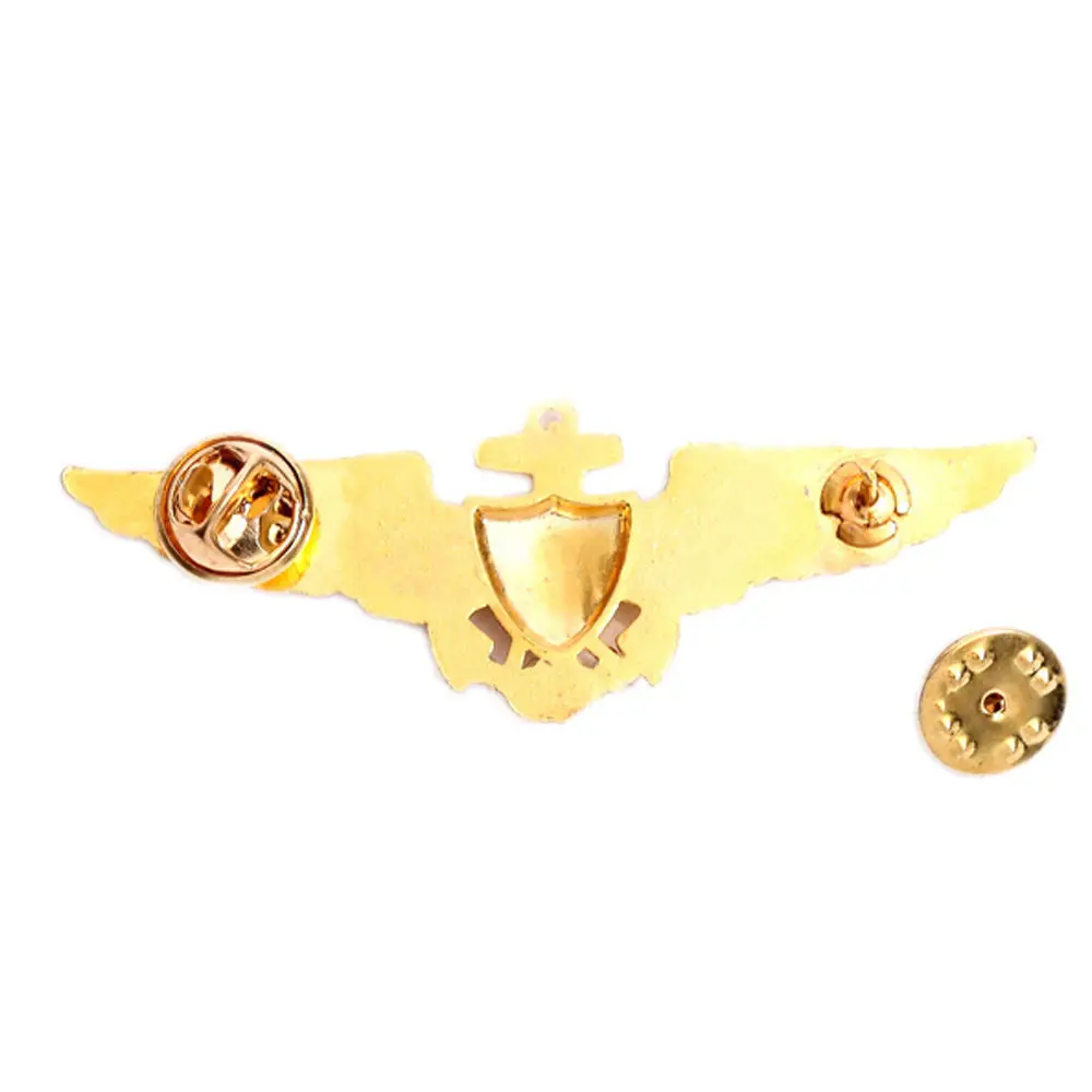 WWII U.S.Navy-Marines Pilot Corps Gold Aviator Wings Pin Badge-US195