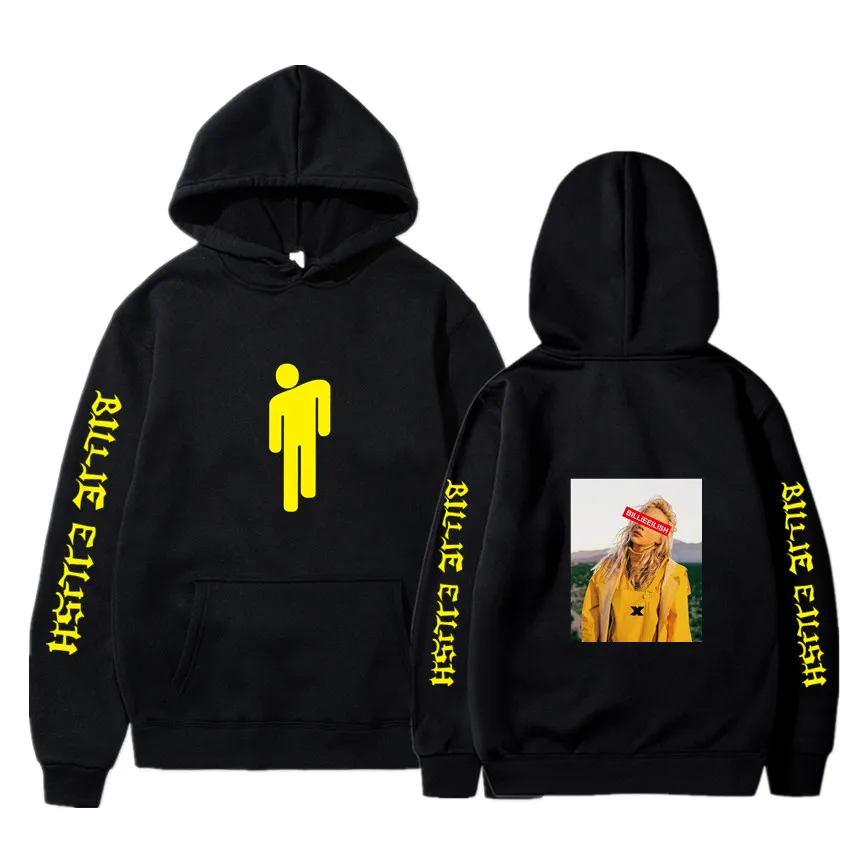 

New arrival 2019 Billie Eilish Hoodie Print boy/girl Sweatshirt Clothes Harajuku Casual Hot Sale Hoodies Kpop Sweatshirts 3XL