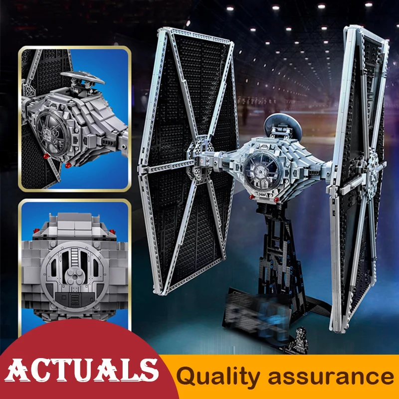

05036 TIE Fighter Aircraft Plane Building Blocks Model Bricks Toys Compatible legoed Star Plan 75095 Set Boys Gifts