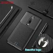 Carbon Fiber Matte for Oneplus 7 Pro Case Shockproof Soft TPU Silicone Full Protective Luxury For Oneplus7 Pro Cover Funda Coque