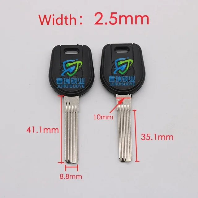

JF062 Multi slot flat step Blank key embryo (10pcs) Free Shipping