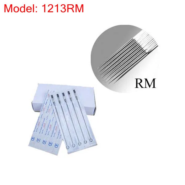 250pcs 13RM Curved Round Magnum Tattoo Sterile Needles RM13 Supply