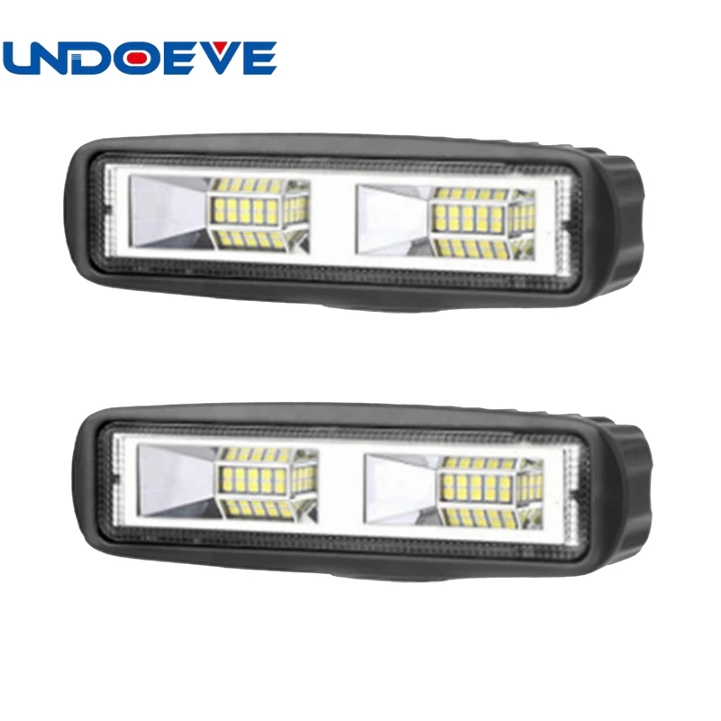 

6 Inch 48W Light Bars flood Led Work Beam for Auto Driving Offroad Boat Car Truck Tractor 4x4 ATV SUV 12V 24V 6000K