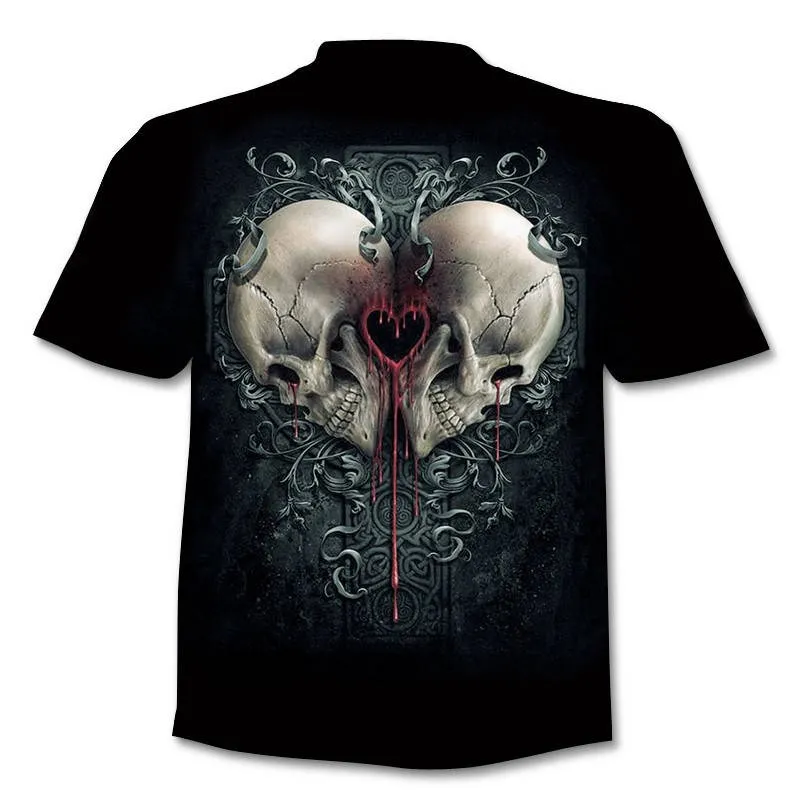 HTB1BfA asfrK1RjSszcq6xGGFXaH - Skull Print Design T-Shirt