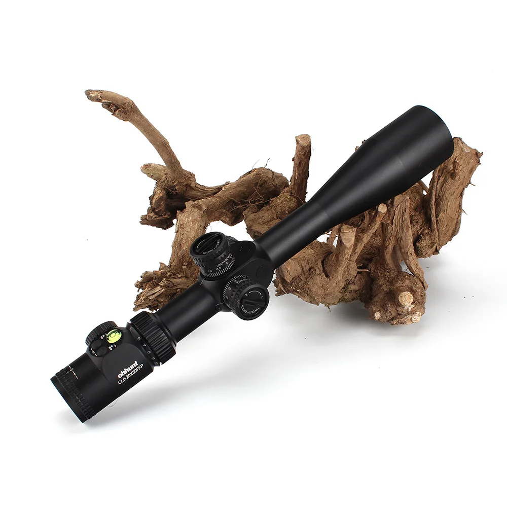 ohhunt CL 5-20X50 FFP First Focal Plane Hunting Riflescope Side Parallax Glass Etched Reticle Lock Reset Scope with Bubble Level (12)