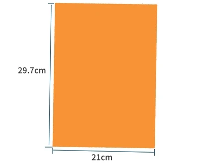 5 шт смешанных цветов лист магнитной резины доска 0,5 мм для Spellbinder штампов/ремесло сильный тонкий и гибкий 297x210 мм